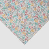 刺繍のファンシーでしわくちゃな紙 薄葉紙 (詳細)