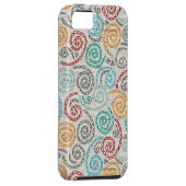 刺繍のファンシーでしわくちゃな紙 Case-Mate iPhoneケース (裏面/右)