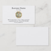 刺繍の名刺のテンプレート 名刺 (正面/裏面)