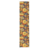 刺繍の外観の大きな感謝祭テーブルクロス ショートテーブルランナー (正面)