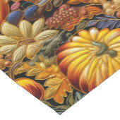 刺繍の外観の大きな感謝祭テーブルクロス ショートテーブルランナー (コーナー)