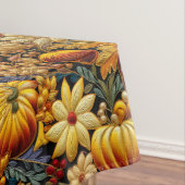 刺繍の外観の大きな感謝祭テーブルクロス テーブルクロス (インサイチュ)