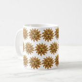 刺繍の太陽 コーヒーマグカップ (正面左)