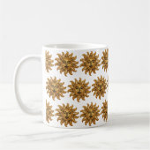 刺繍の太陽 コーヒーマグカップ (左)