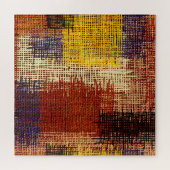 刺繍オーナメント、カラーライン、ボヘミアンスタイル ジグソーパズル (横)