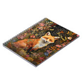 刺繍キツネノート&ジャーナル ノートブック (左側)