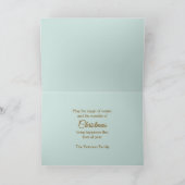 刺繍クリスマススノーヴィレッジシーン シーズンカード (内部)