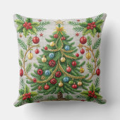 刺繍クリスマス装飾用クッションフェスティバルホリディ クッション (裏面)