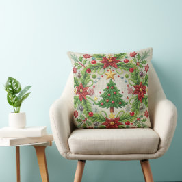 刺繍クリスマス装飾用クッションフェスティバルホリデー クッション