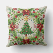 刺繍クリスマス装飾用クッションフェスティバルホリデー クッション (裏面)