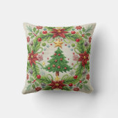 刺繍クリスマス装飾用クッションフェスティバルホリデー クッション (裏面)