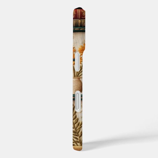 刺繍スタイル本箱 Case-Mate iPhoneケース (裏面 / 右)