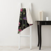 刺繍ダトゥラ花:植物芸術 シェルパブランケット (インサイチュ)