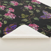 刺繍ダトゥラ花:植物芸術 シェルパブランケット (3/4)