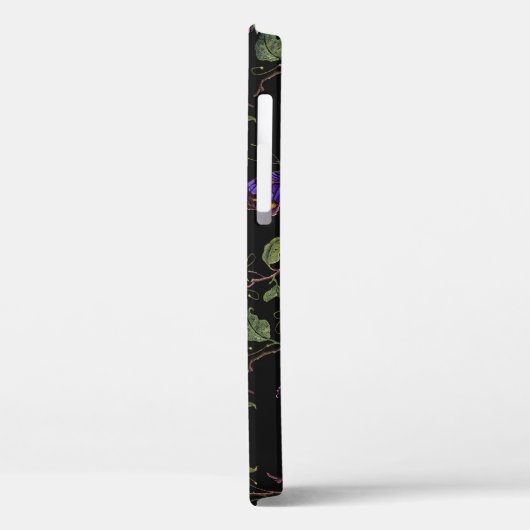 刺繍ダトゥラ花:植物芸術 Case-Mate iPhoneケース (裏面 / 左)