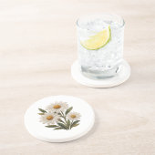 刺繍デイジーの花開く コースター (側面)