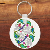 刺繍トンボ キーホルダー (正面)