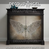 刺繍バタフライテクスチャの切り離し 薄葉紙