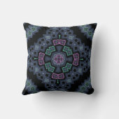 刺繍ビーズ模様 クッション (裏面)