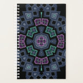 刺繍ビーズ模様 プランナー手帳 (正面)