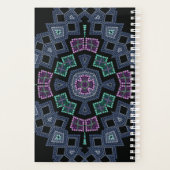 刺繍ビーズ模様 プランナー手帳 (裏面)