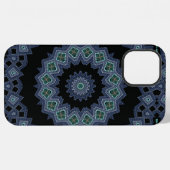 刺繍ビーズ模様 iPhoneケース (裏面横)