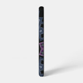 刺繍ビーズ模様 SAMSUNG GALAXYケース (左側面)