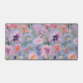 刺繍フローラシームレスパターン デスクマット (正面)