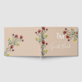 刺繍フローラヴィンテージ花植物学 ゲストブック (全面)