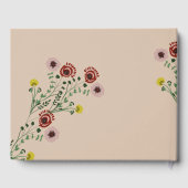 刺繍フローラヴィンテージ花植物学 ゲストブック (裏面)