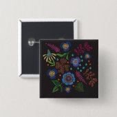 刺繍ブローチ 缶バッジ (正面&裏面)