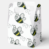 刺繍プリントかわいい蜂ベビーシャワー フェイバーボックス (オープン)