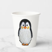 刺繍ペンギン – クロステッチアニマルby Calli 紙コップ (正面)