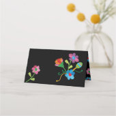 刺繍メキシカンフィエスタテーブルカード プレイスカード (裏面)