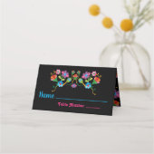 刺繍メキシカンフィエスタテーブルカード プレイスカード (正面)