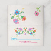 刺繍メキシカンフィエスタテーブルカード プレイスカード (外部開封)