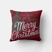 刺繍メリークリスマスデザイン クッション (裏面)