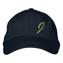 刺繍モノグラムレターJイニシャル