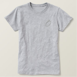 刺繍モノグラムLetter Oイニシャル 刺繍入りTシャツ