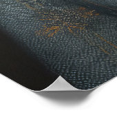 刺繍モージャケおもしろいット – コスチュームの牛 ポスター (角)