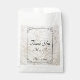 刺繍レース結婚式の引き出物バッグ フェイバーバッグ