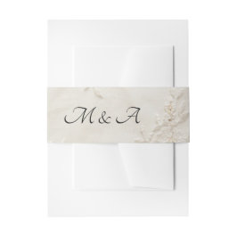 刺繍レース結婚式招待状ベリーバンド 招待状ベリーバンド