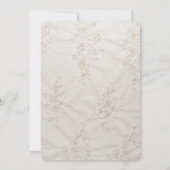 刺繍レー結婚スサンキューカード サンキューカード (裏面)