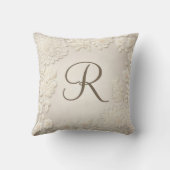 刺繍付きモノグラム クッション (裏面)