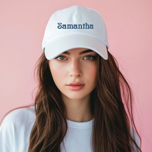 刺繍入りキャップ