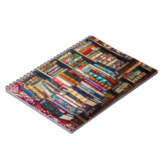 刺繍書籍ノートかわいらし&ジャーナル ノートブック (左側)