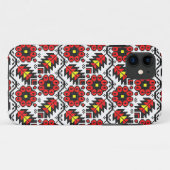 刺繍民俗芸術クロスステッチフローラ花 Case-Mate iPhoneケース (裏面(横))