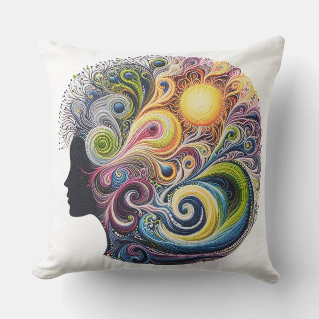 刺繍片 アウトドアクッション (正面)