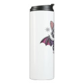 刺繍猫こうもりクラシックTシャツ タンブラー (回転左)