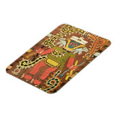 刺繍神話姿パラカス壊死病 マグネット (左側)